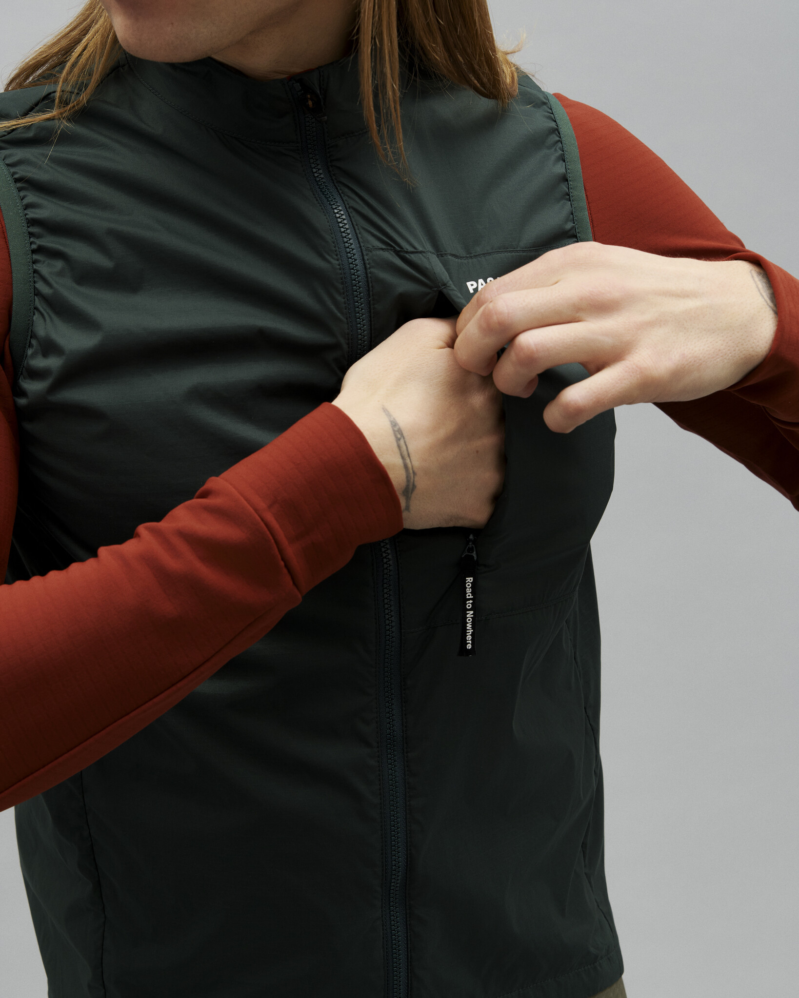 Pas Normal Studios Essential Insulated Gilet - Petroleum