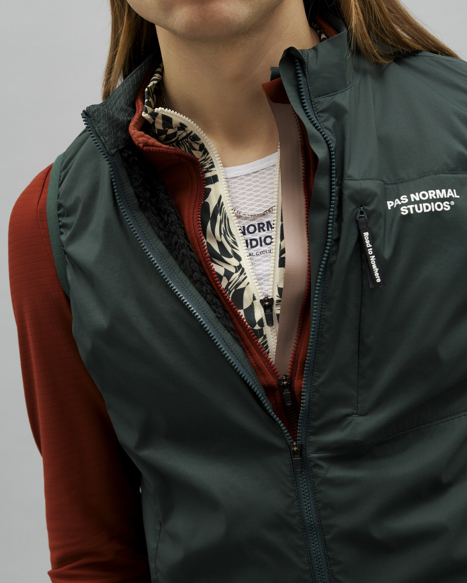 Pas Normal Studios Essential Insulated Gilet - Petroleum