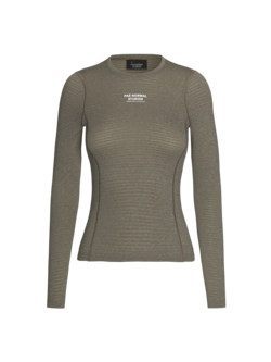 Pas Normal Studios Women's Thermal Long Sleeve Baselayer - Dark Stone