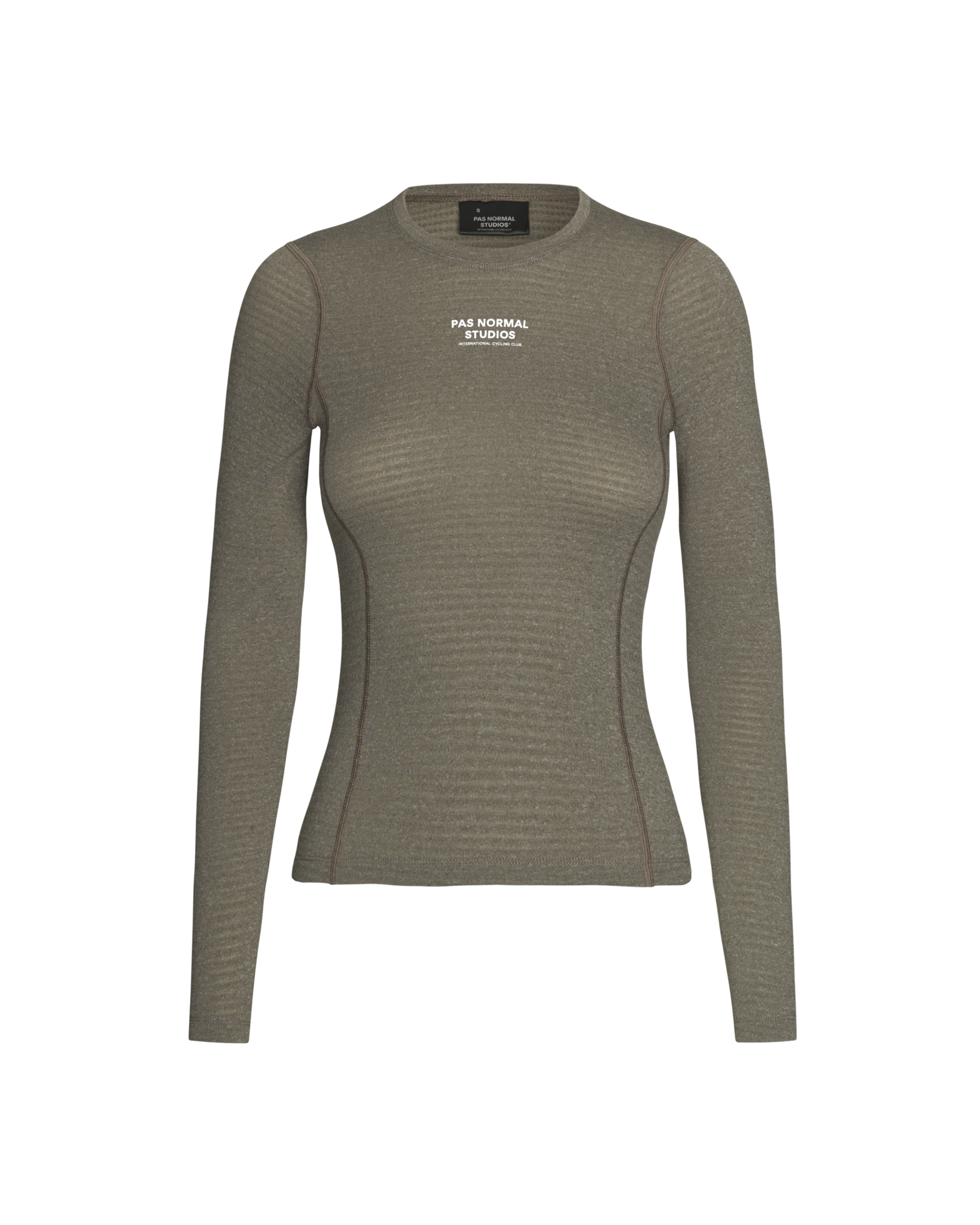Pas Normal Studios Women's Thermal Long Sleeve Baselayer - Dark Stone