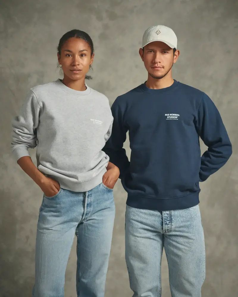 Pas Normal Studios Off-Race PNS Sweatshirt - Navy
