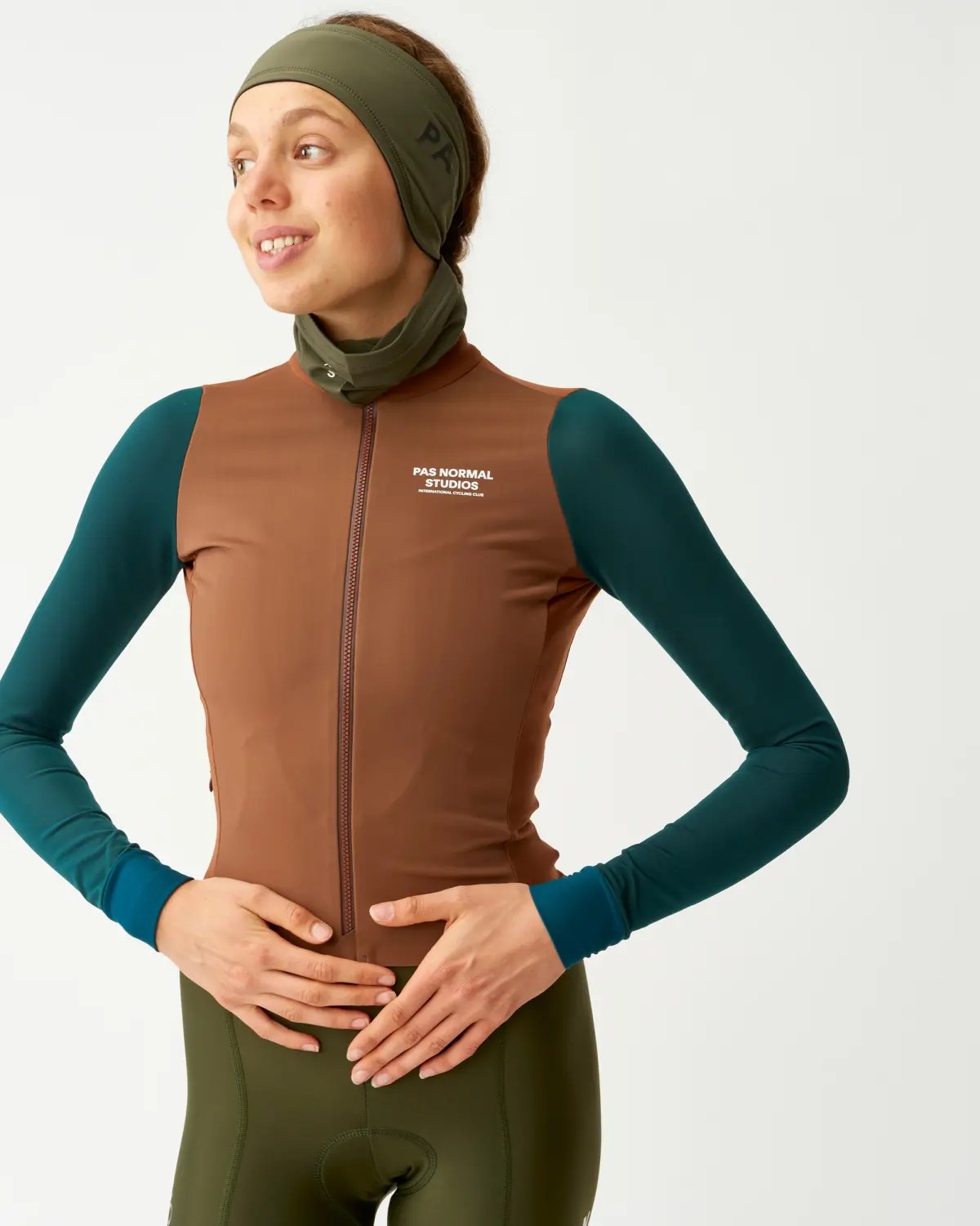 Pas Normal Studios Logo Light Necktube - Olive