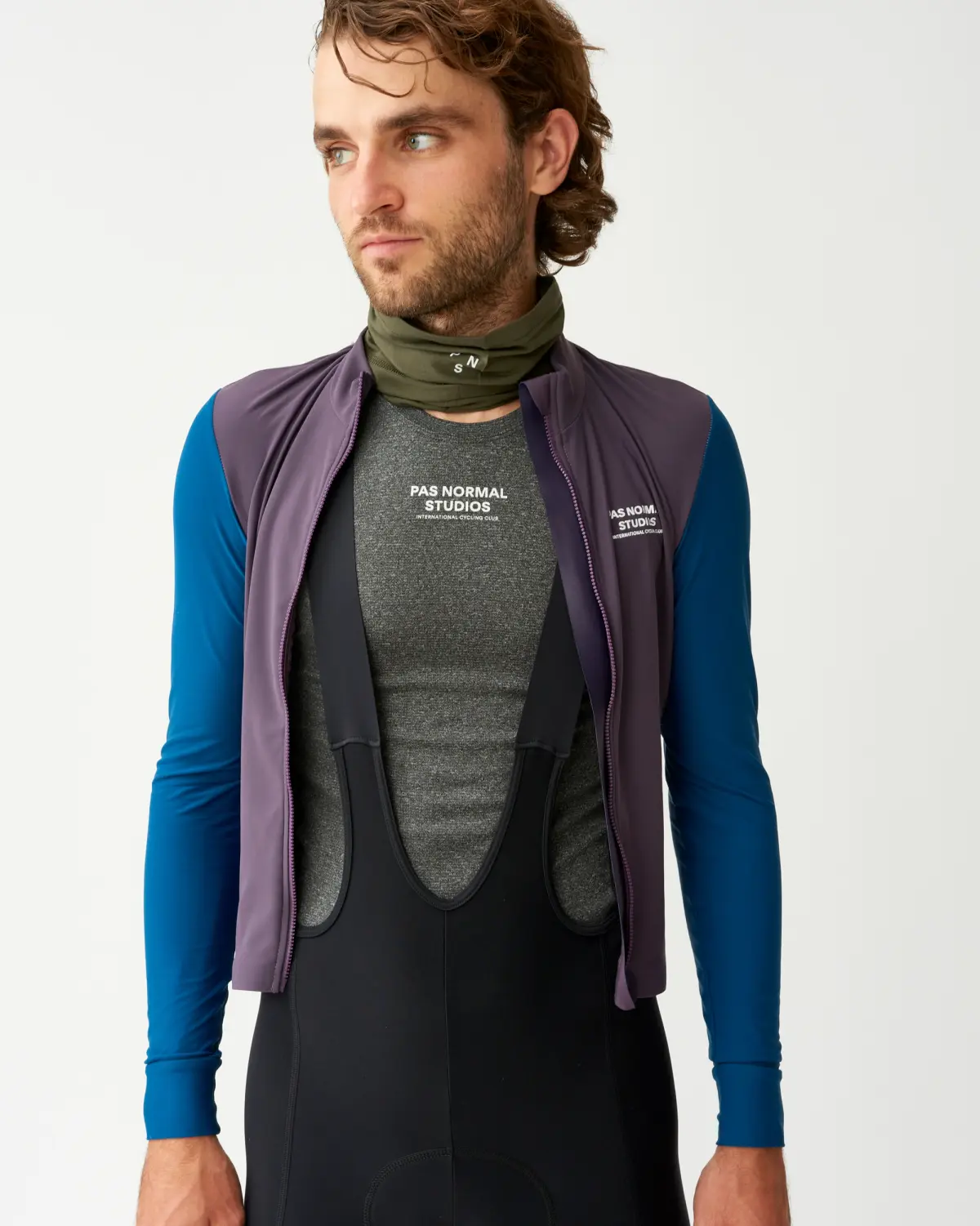 Pas Normal Studios Logo Light Necktube - Olive