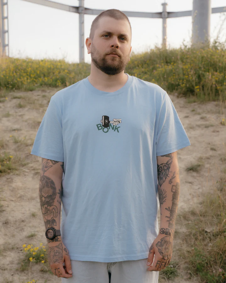 Bonk T-Shirt - Mini Hammer - Light Blue