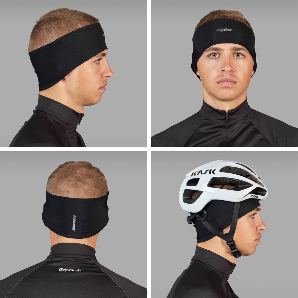 Grip Grab Thermo Windproof Winter Headband - Black
