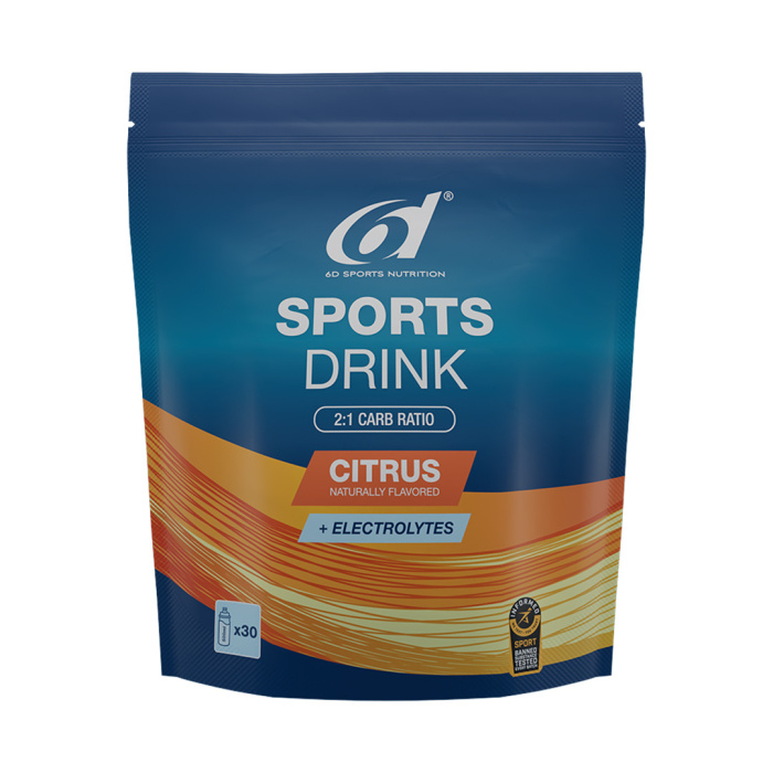 6D Sports Nutrition Sports Drink - Citrus 1,0kg