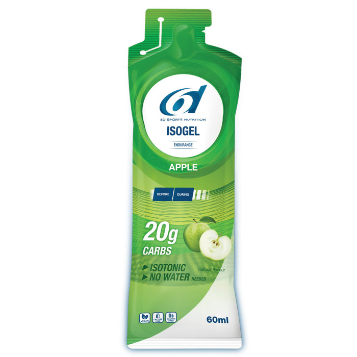 6D Sports Nutrition Isogel - Apple 6 x 60ml