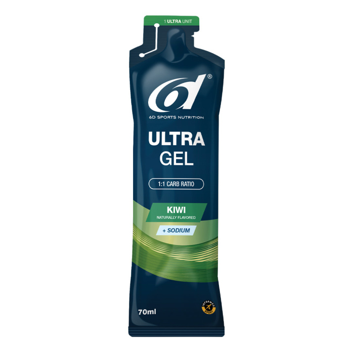 6D Sports Nutrition ULTRA Gel - Kiwi 6 X 70ml