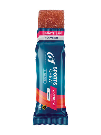 6D Sports Nutrition Sports Chew - Caffeine/Grapefruit 10 x 38g