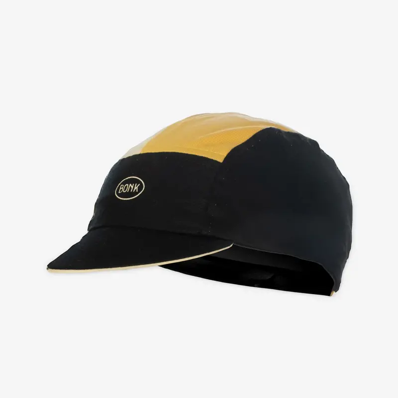Bonk Pasta Cycling Cap - Black/Beige/Brown