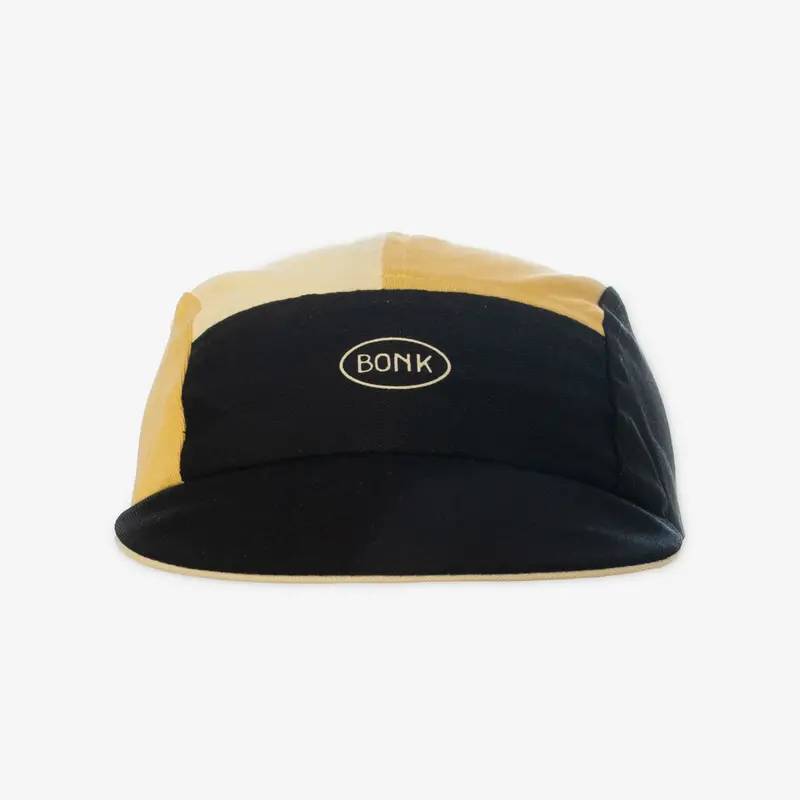 Bonk Pasta Cycling Cap - Black/Beige/Brown