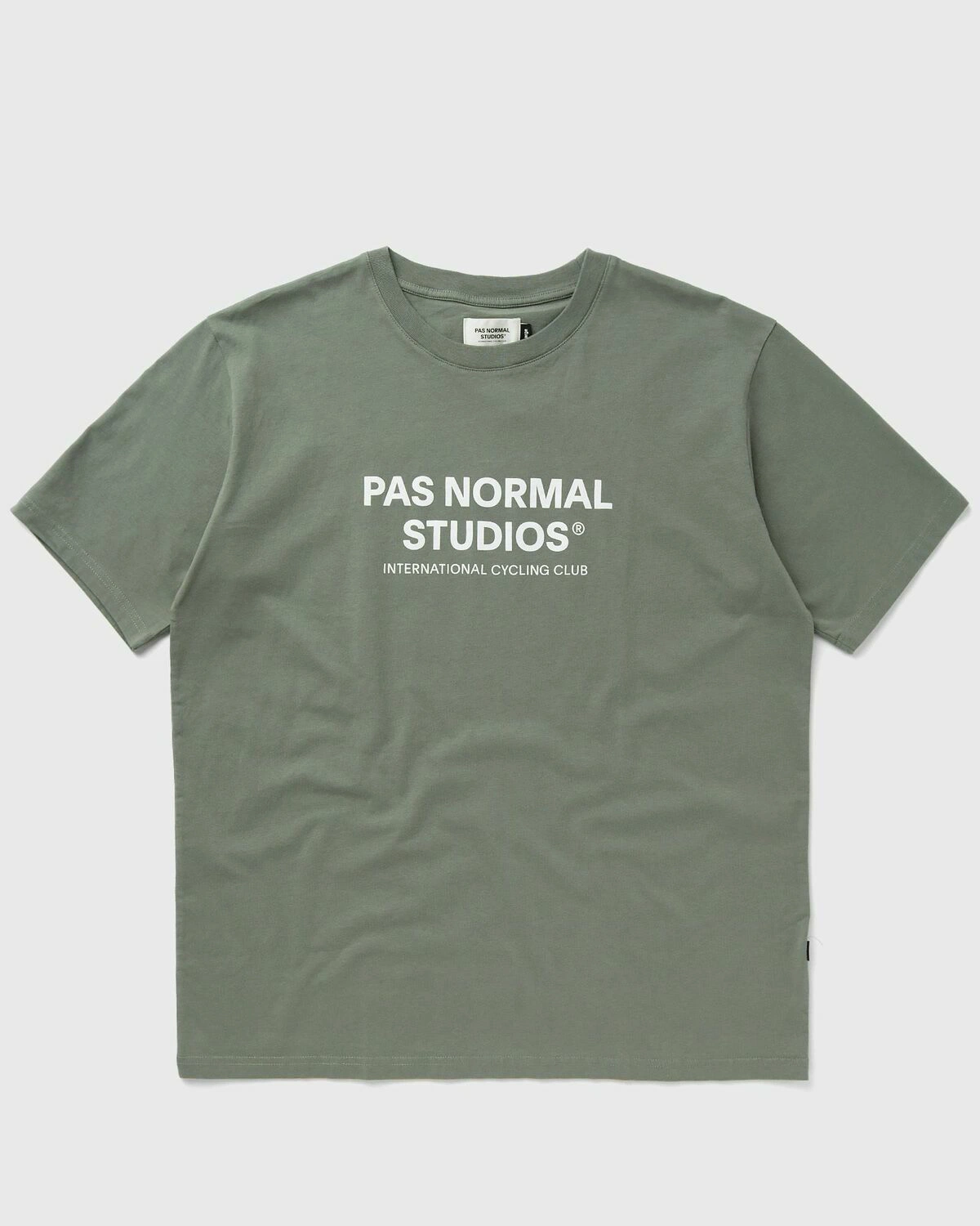 Pas Normal Studios Off-Race Logo T-Shirt -Smoke Green