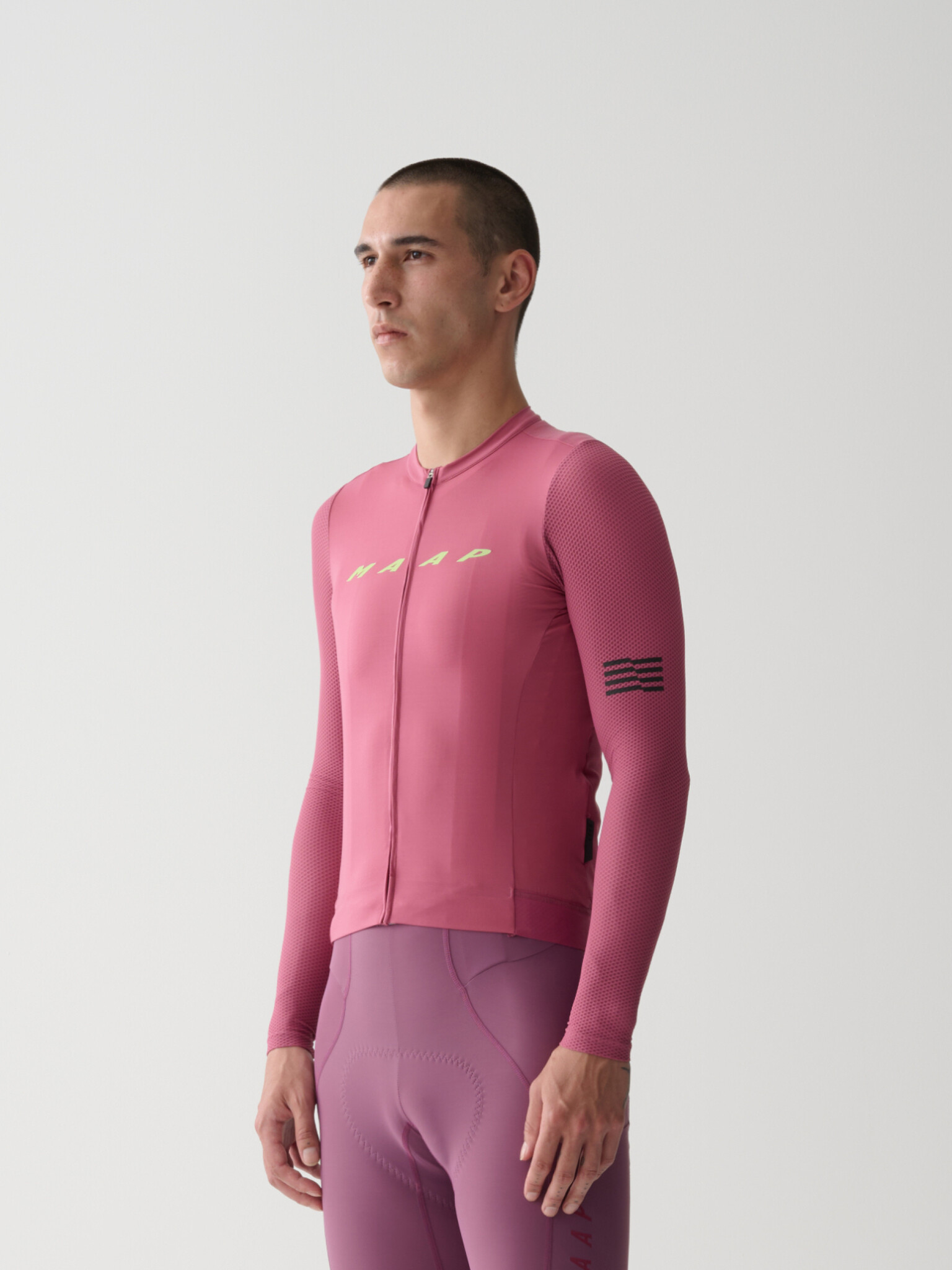 MAAP Evade Pro Base LS Jersey 2.0 - Mauve