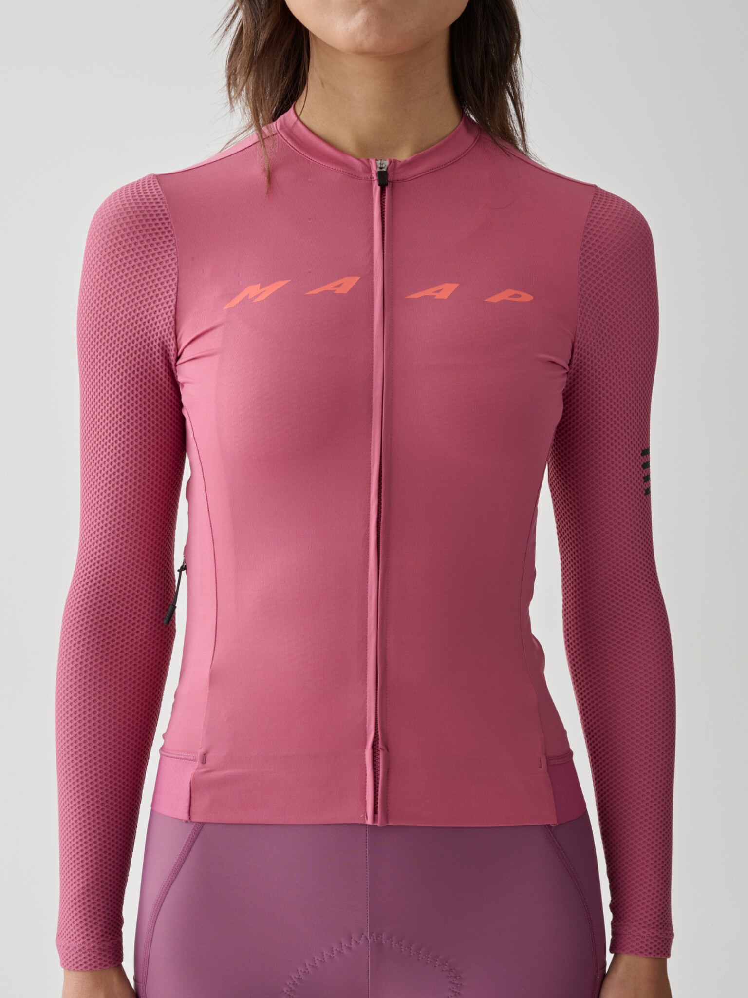 MAAP Women's Evade Pro Base LS Jersey 2.0 - Mauve