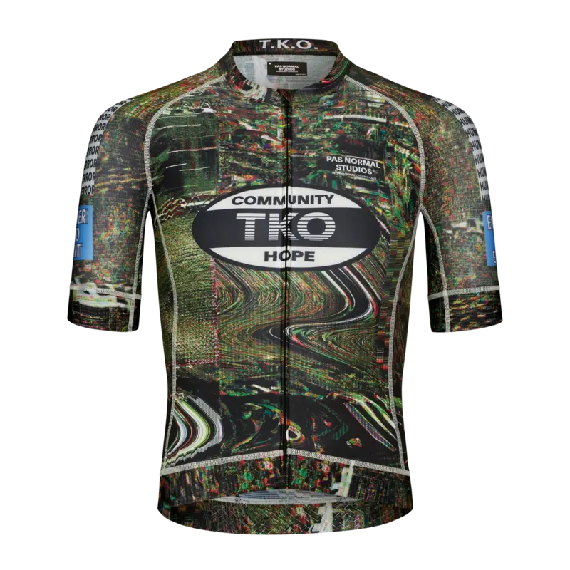 Pas Normal Studios T.K.O. Mechanism Jersey - Human Error Green