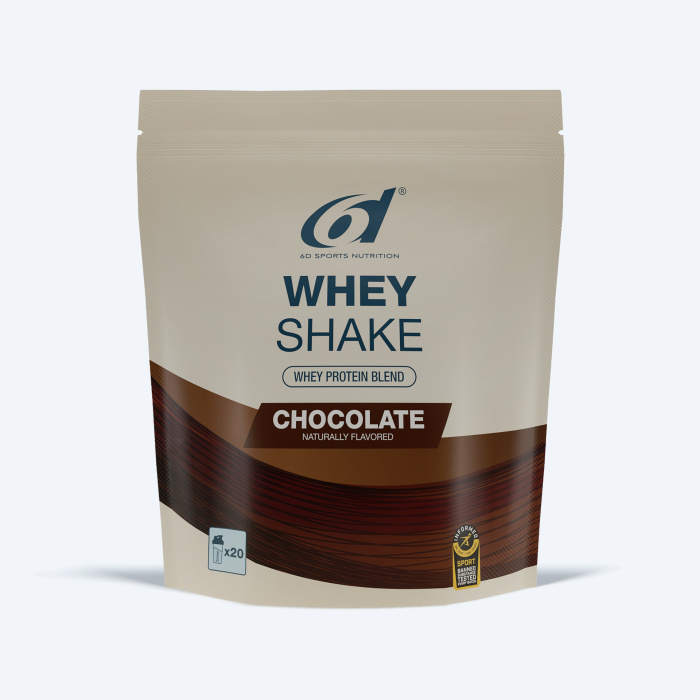 6D Sports Nutrition Whey Shake - Chocolate 500g