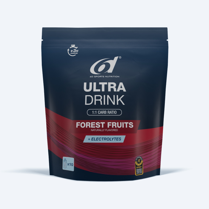 6D Sports Nutrition Ultra Drink - Forest Fruit 940g