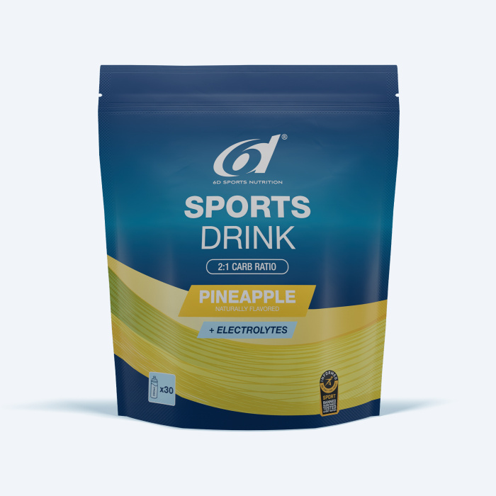 6D Sports Nutrition Sports Drink - Pineapple 1,0kg