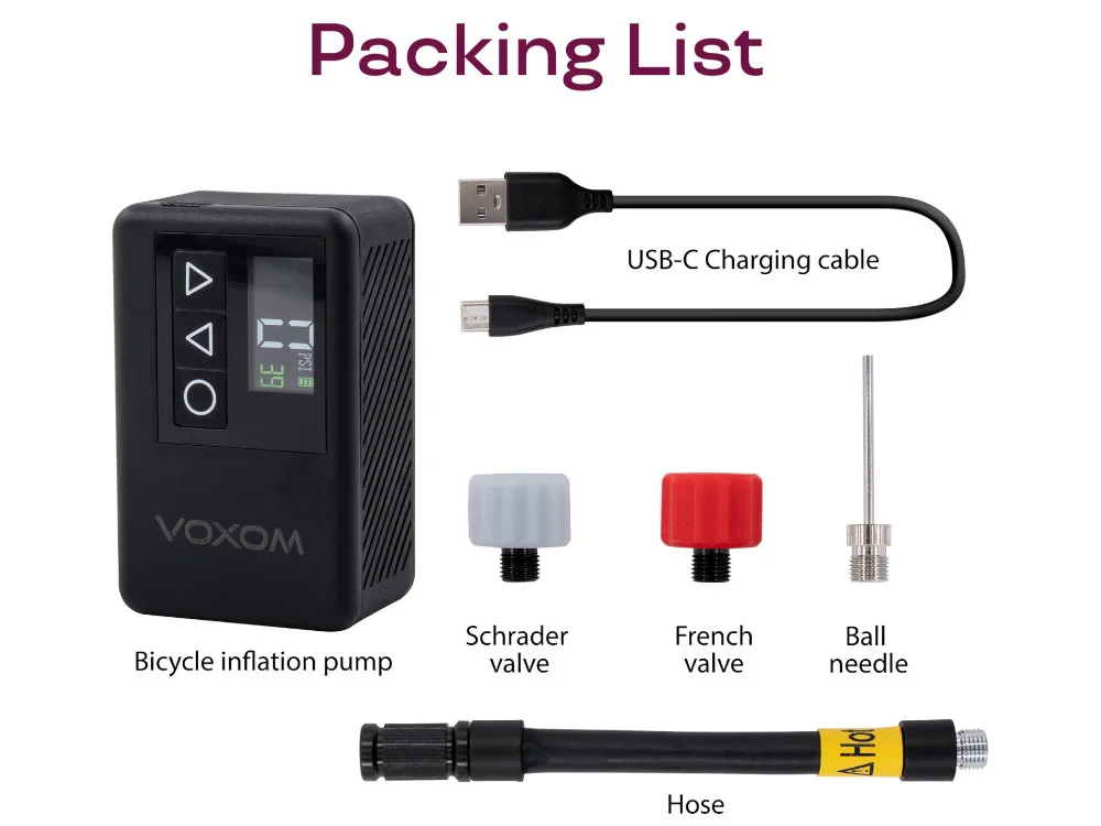 Mini Tire Inflator - Black