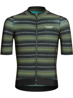 Pas Normal Studios Essential Jersey - Light Olive Stripe