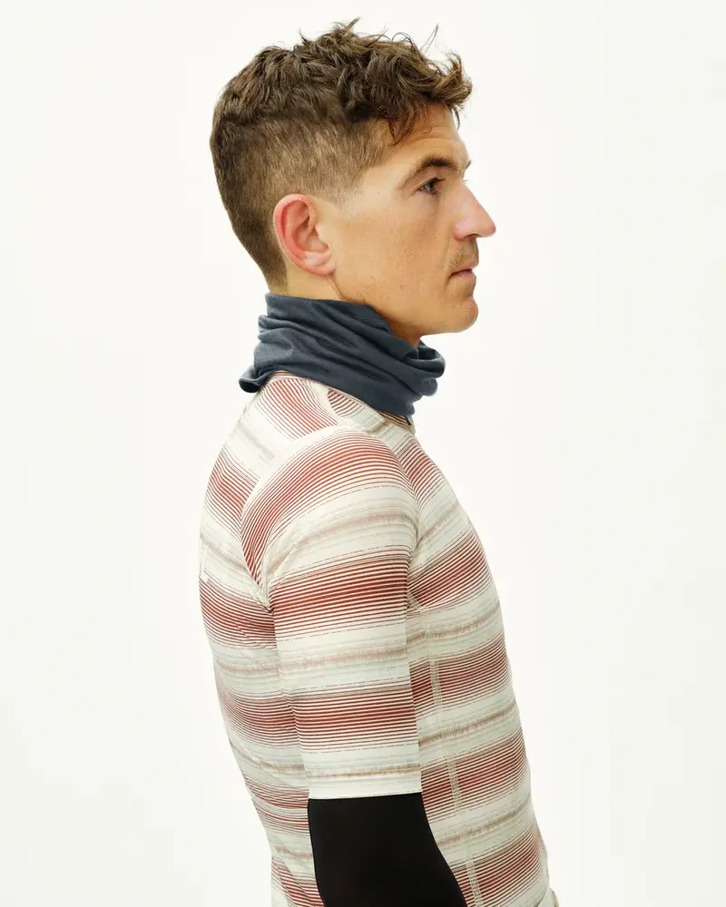Pas Normal Studios Logo Merino Necktube - Steel