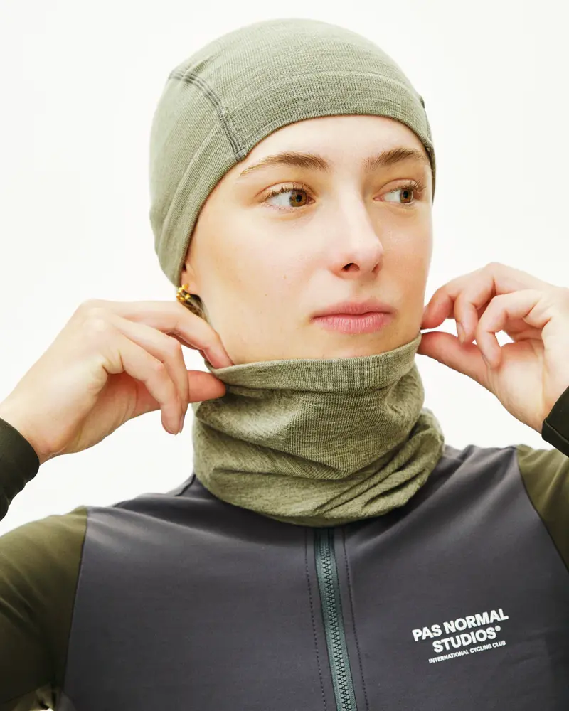 Pas Normal Studios Logo Merino Knit Beanie - Earth