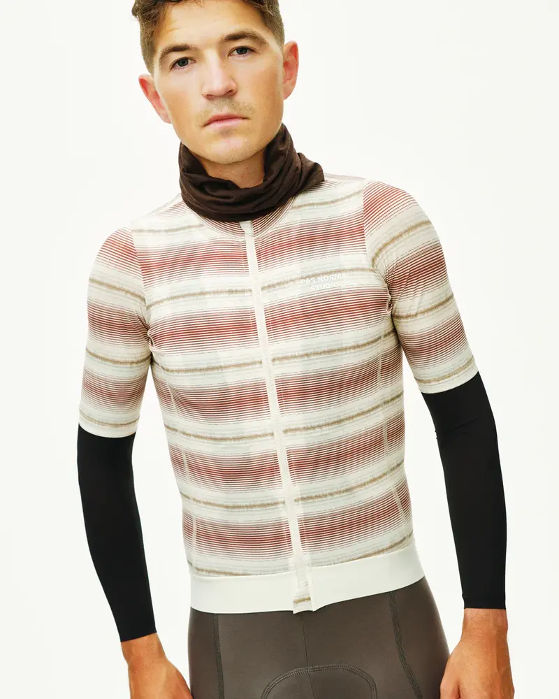 Pas Normal Studios Essential Jersey - Off White Stripe