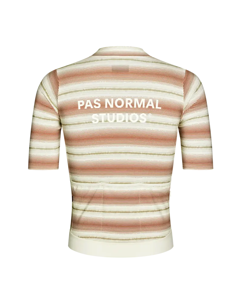 Pas Normal Studios Essential Jersey - Off White Stripe