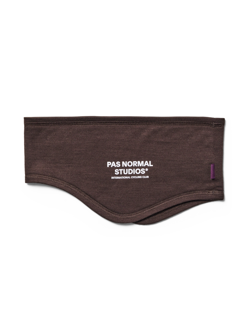 Pas Normal Studios Logo Merino Headband - Light Brown