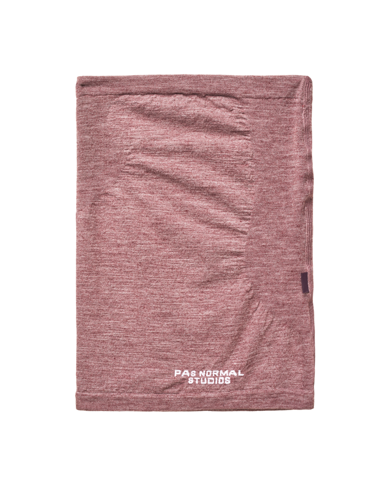 Pas Normal Studios Logo Merino Knit Necktube - Maroon