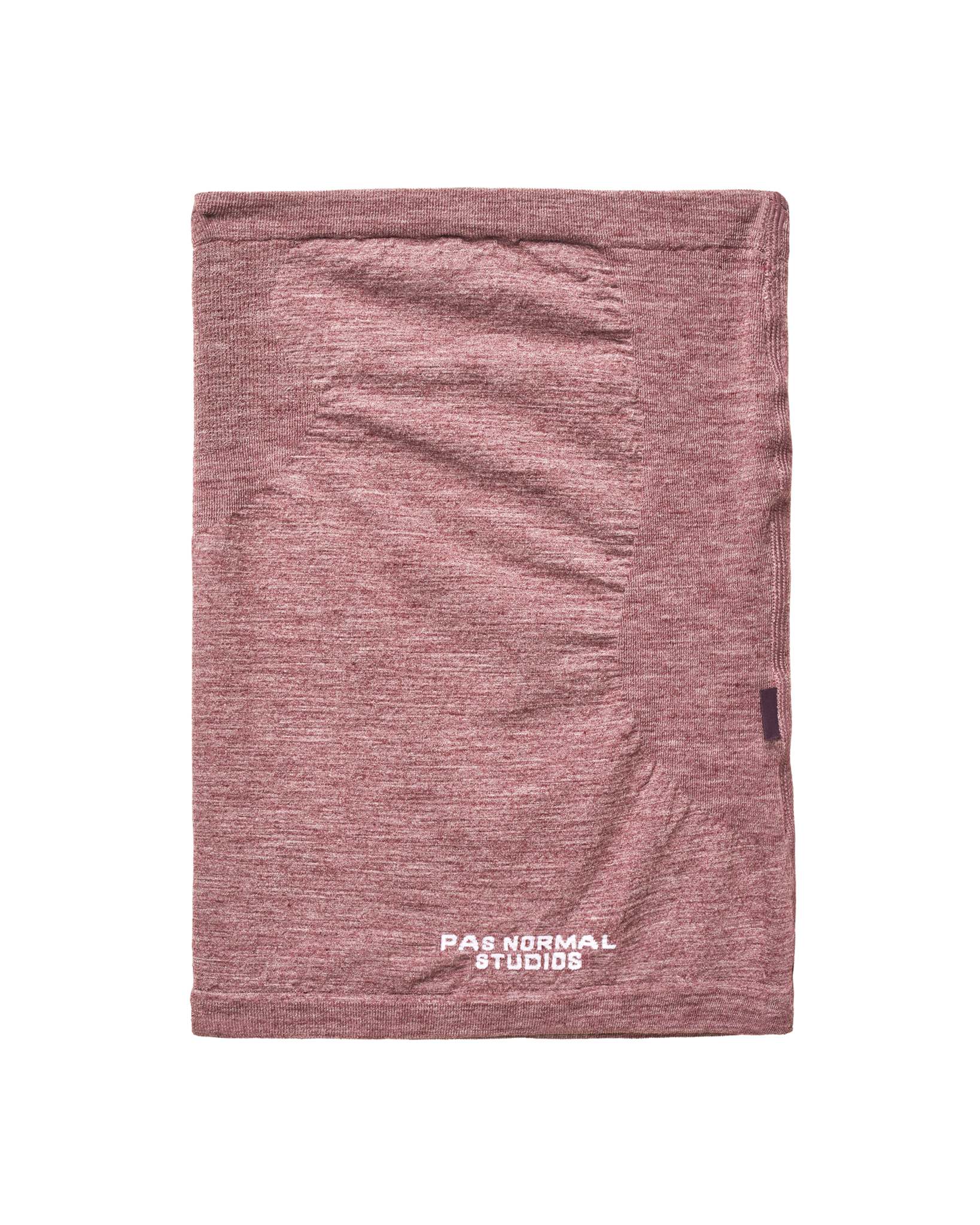 Pas Normal Studios Logo Merino Knit Necktube - Maroon