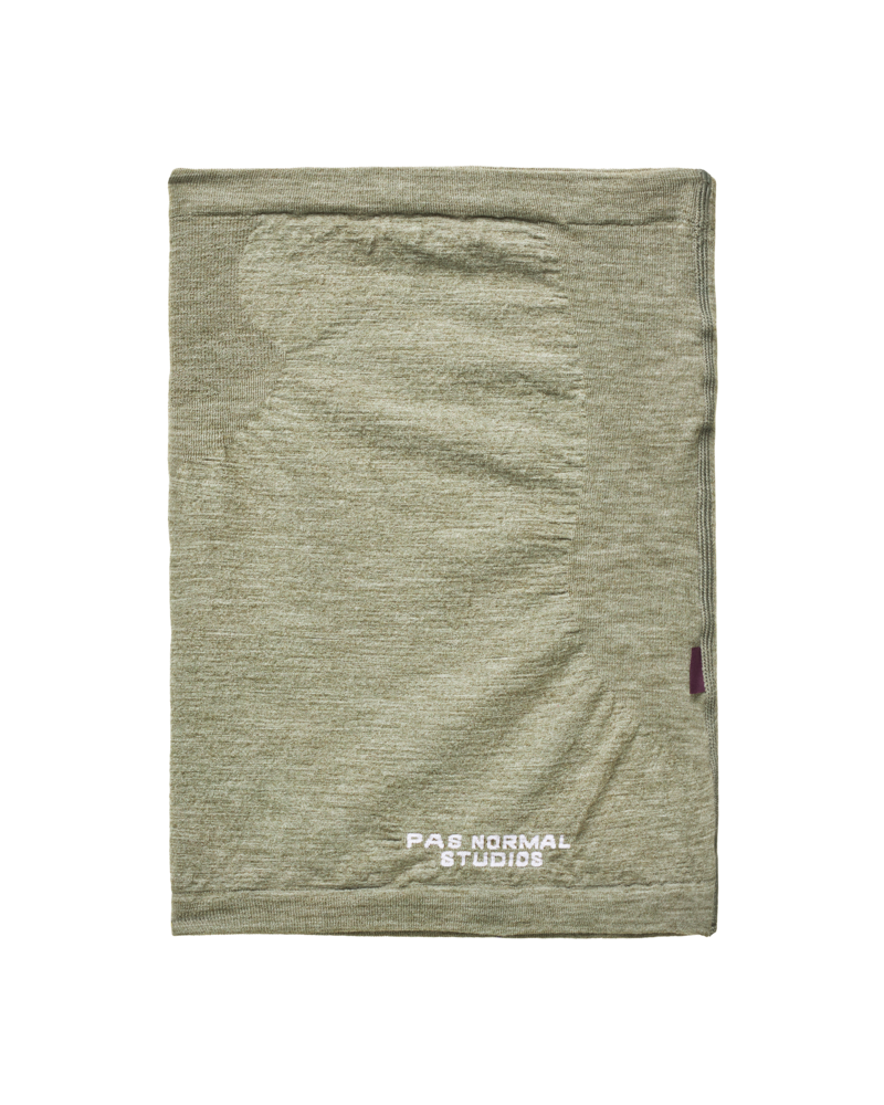 Pas Normal Studios Logo Merino Knit Necktube - Earth