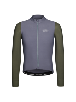 Pas Normal Studios Mechanism Long Sleeve Jersey - Steel / Dark Olive