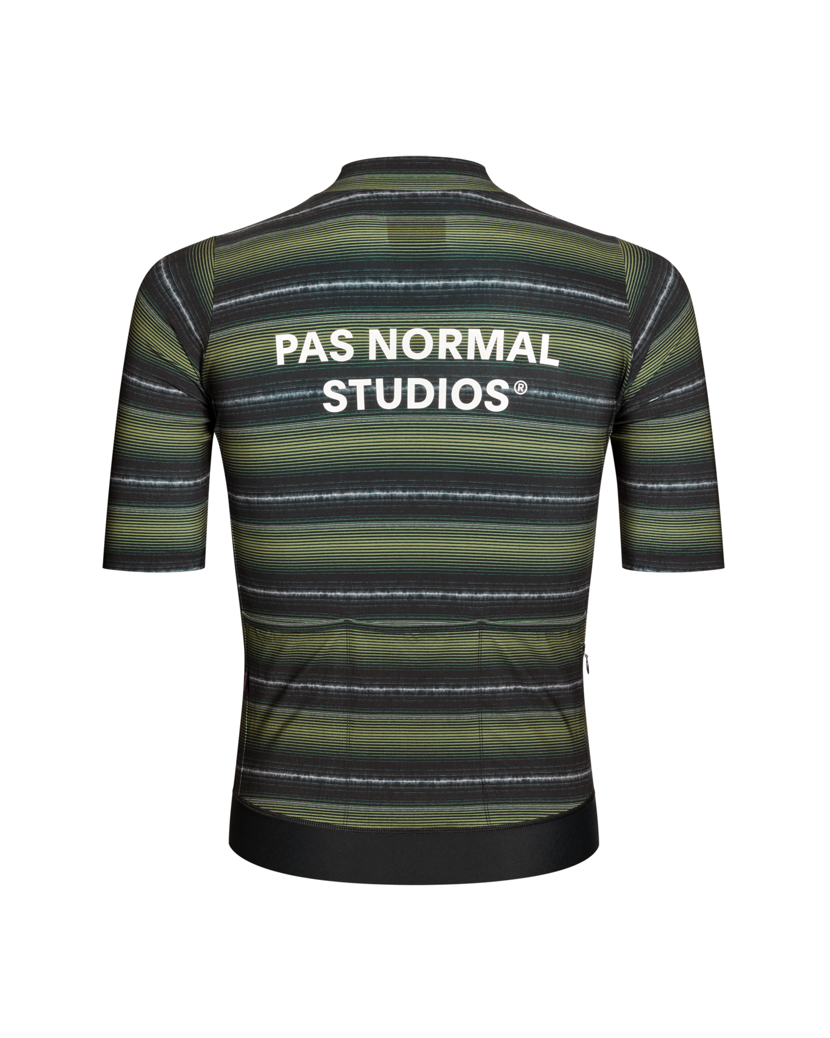 Pas Normal Studios Essential Jersey - Light Olive Stripe
