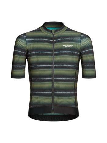 Pas Normal Studios Essential Jersey - Light Olive Stripe
