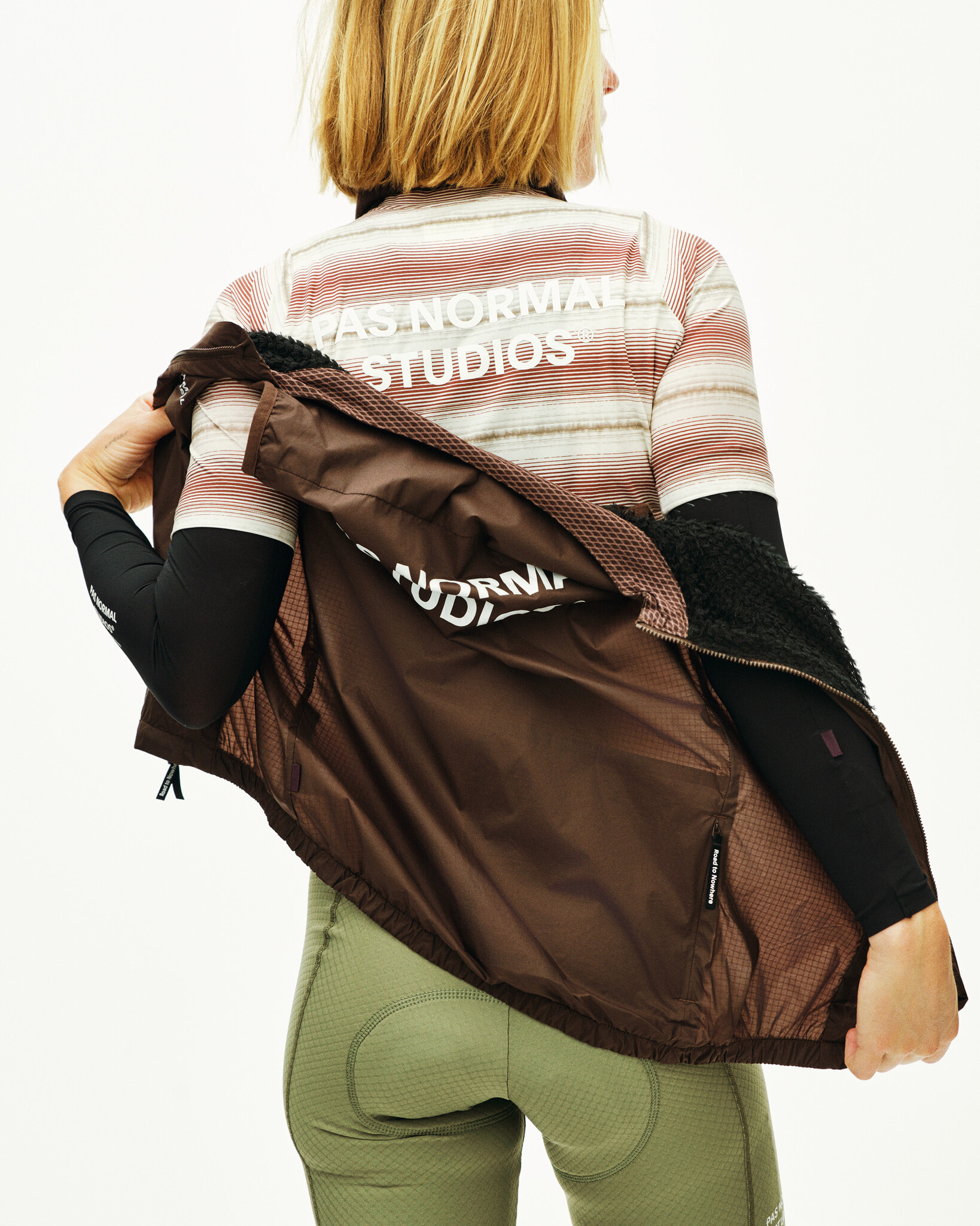 Pas Normal Studios Women's Essential Jersey - Off White Stripe