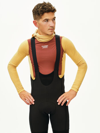 Pas Normal Studios Thermal Hooded Windproof Baselayer - Camel