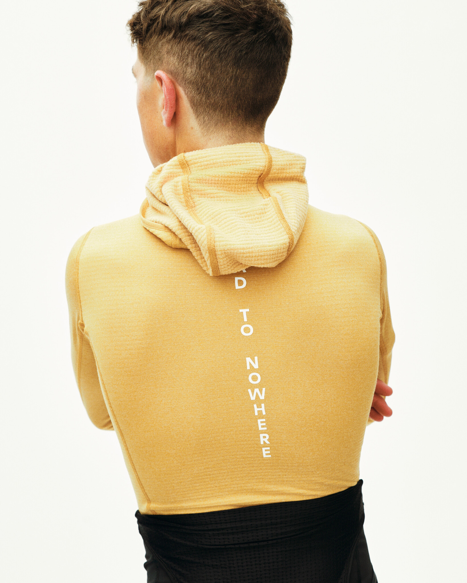 Pas Normal Studios Thermal Hooded Windproof Baselayer - Camel