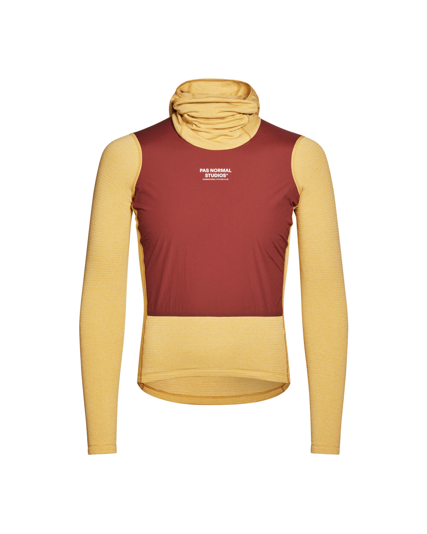 Pas Normal Studios Thermal Hooded Windproof Baselayer - Camel
