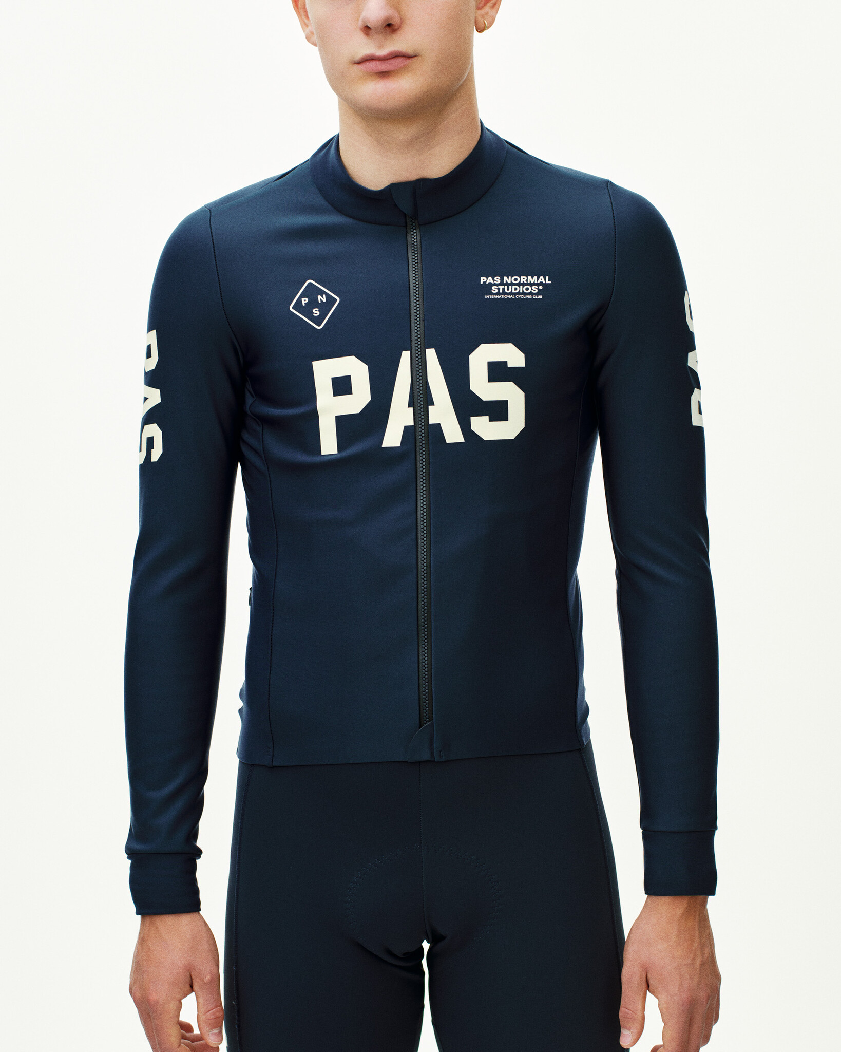 Pas Normal Studios PAS Mechanism Long Sleeve Jersey - Navy