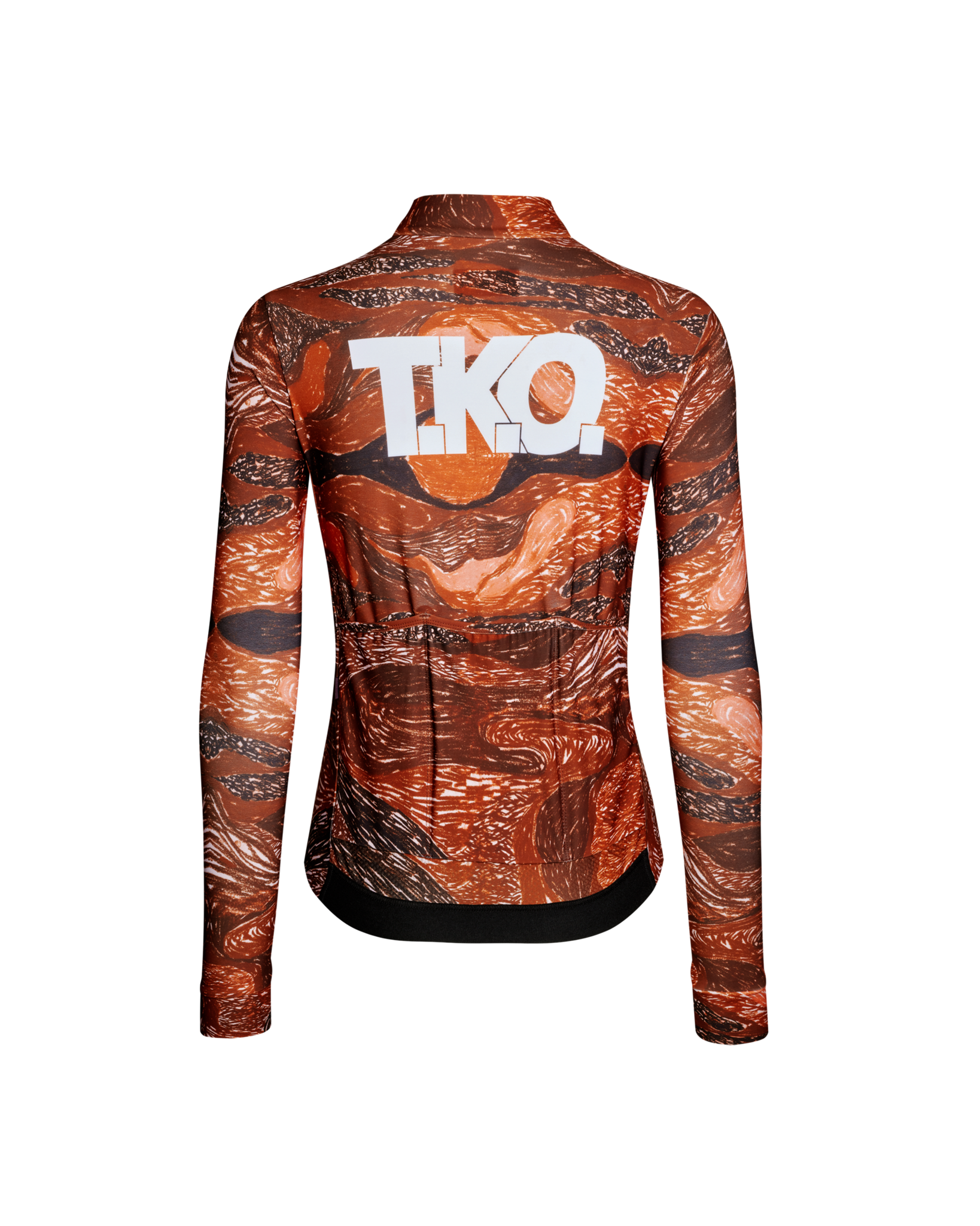 Pas Normal Studios T.K.O. Mechanism Thermal Woven Long Sleeve Jersey - T.K.O. Red