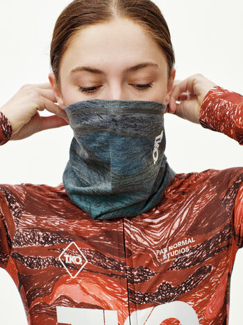 Pas Normal Studios T.K.O. Mechanism Thermal Woven Long Sleeve Jersey - T.K.O. Red