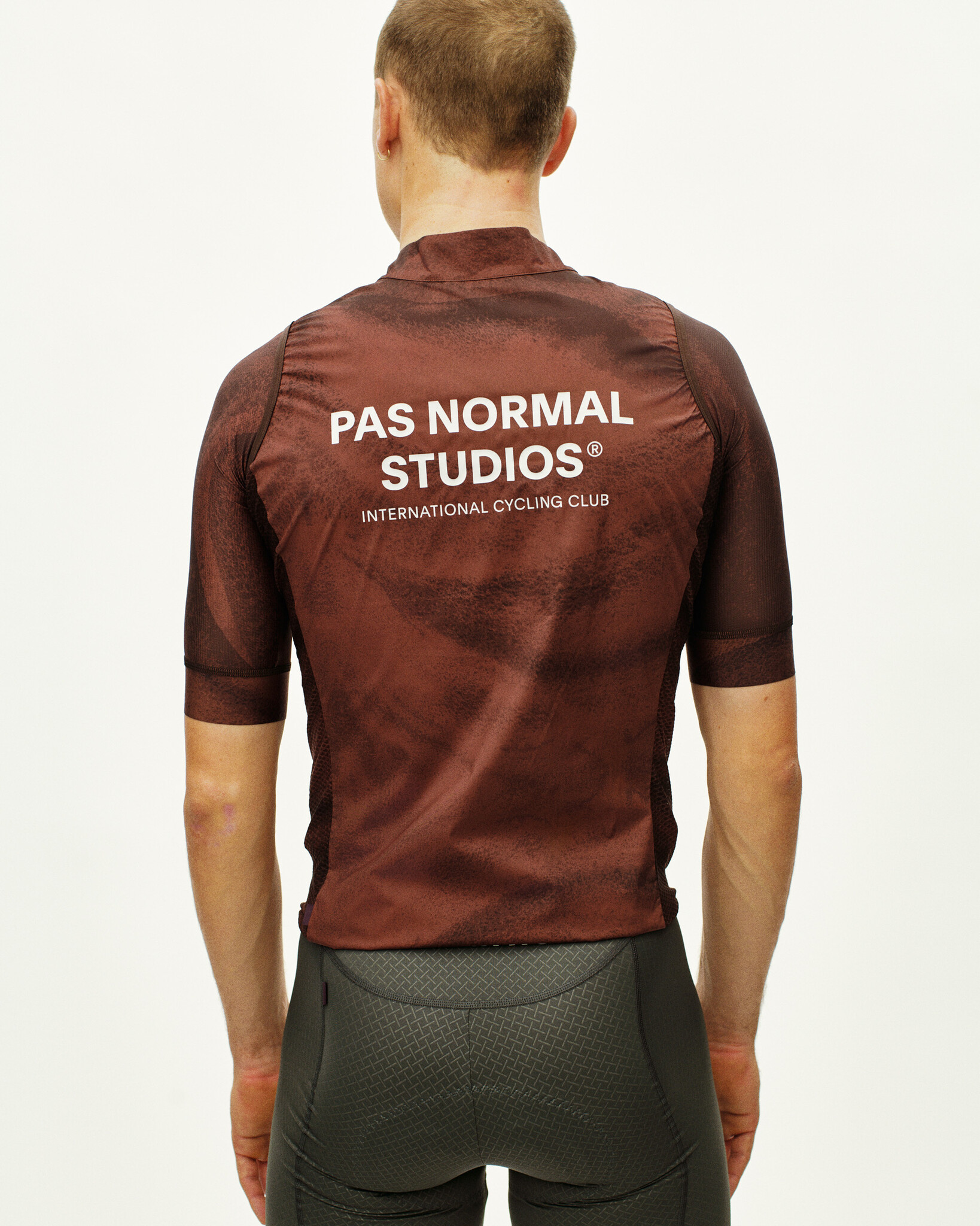 Pas Normal Studios Mechanism Stow Away Gilet - AOP Light brown