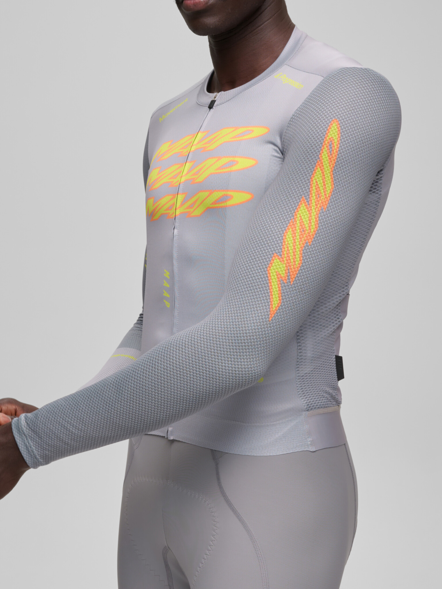 MAAP Pulse Pro Air LS Jersey 3.0 - Platinum Grey