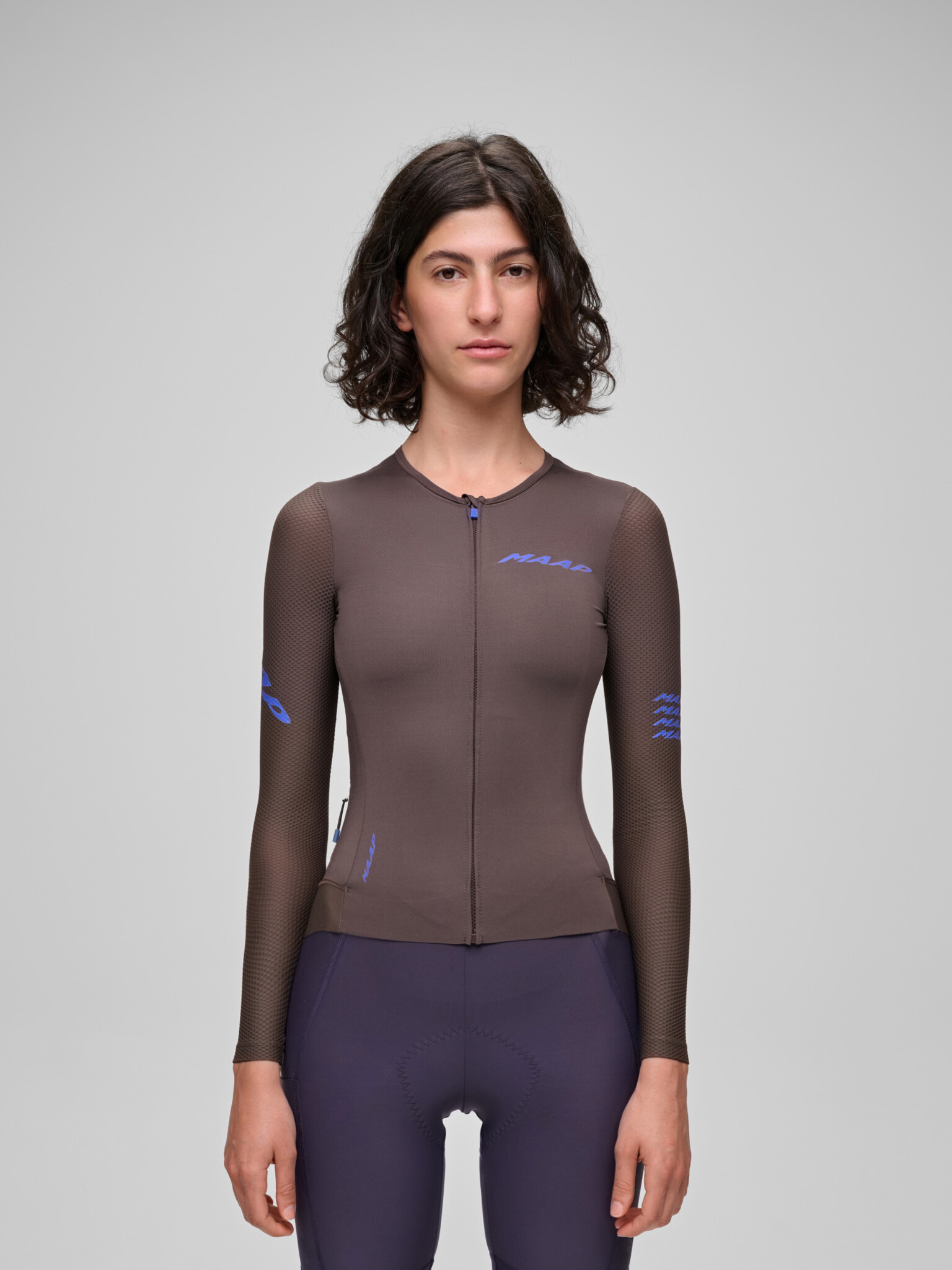 MAAP Women's Emerge LS Jersey - Brown Umber