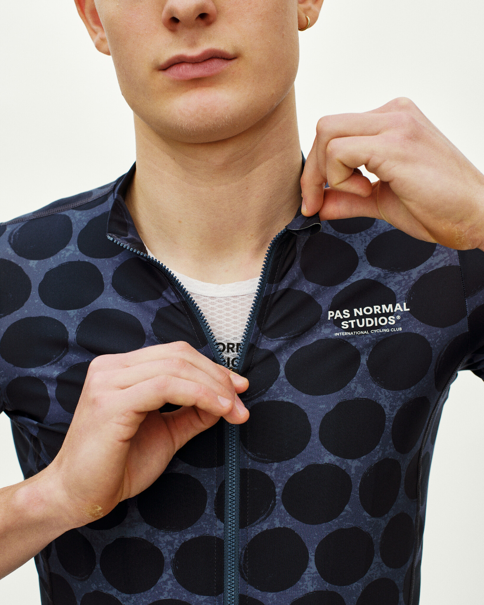 Pas Normal Studios Essential Jersey - Dot Dark Navy