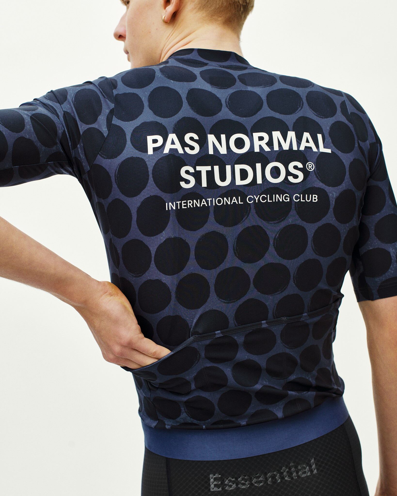 Pas Normal Studios Essential Jersey - Dot Dark Navy
