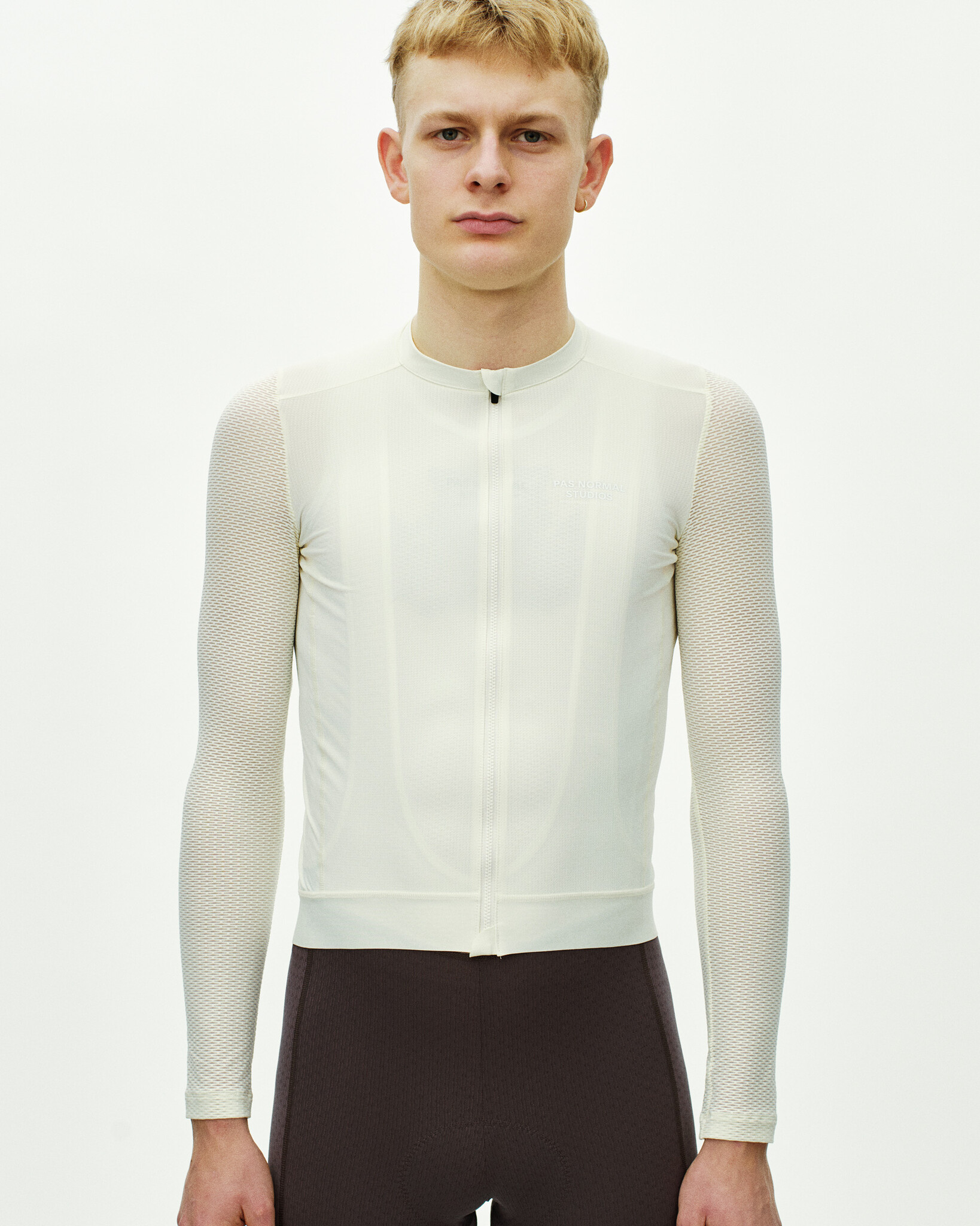 Pas Normal Studios Essential Light Long Sleeve Jersey - Off White