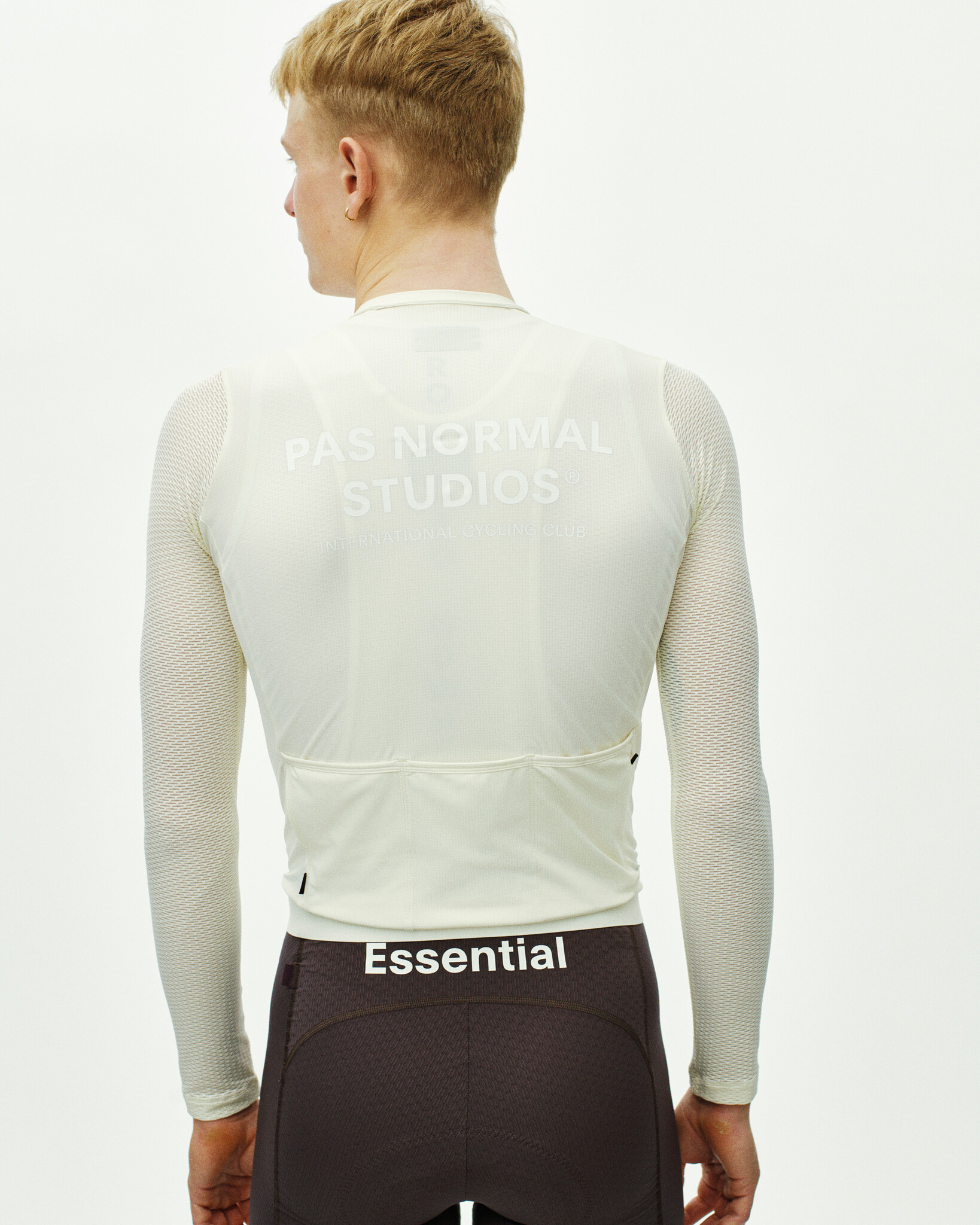 Pas Normal Studios Essential Light Long Sleeve Jersey - Off White