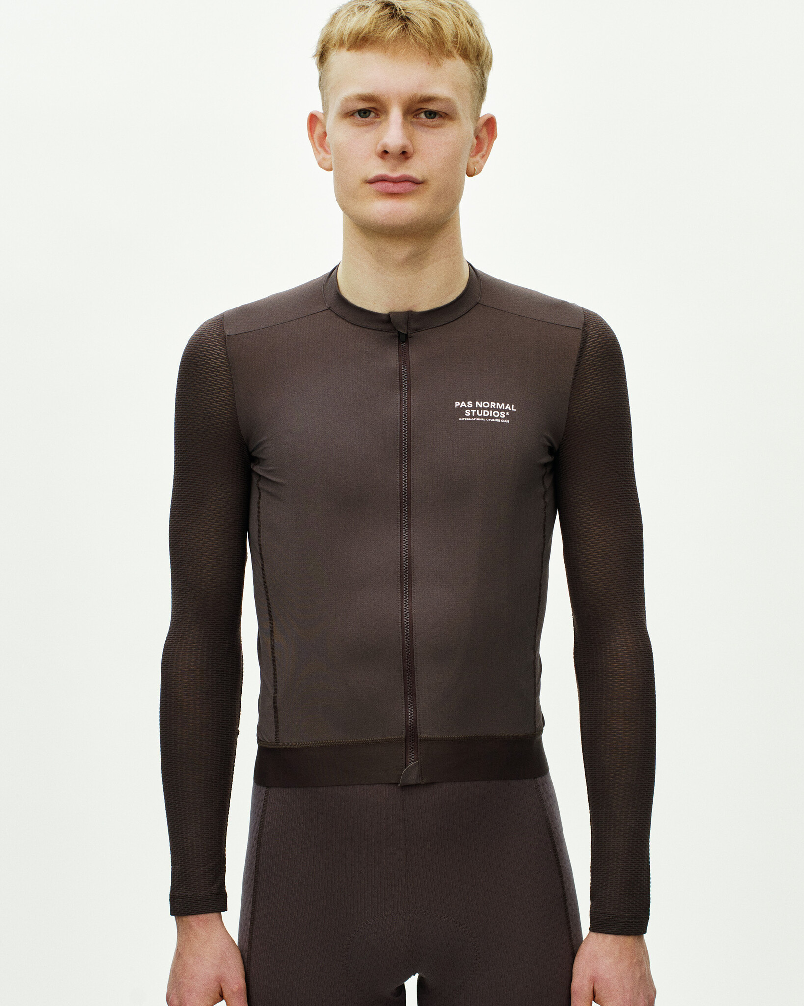 Pas Normal Studios Essential Light Long Sleeve Jersey - Dark Purple